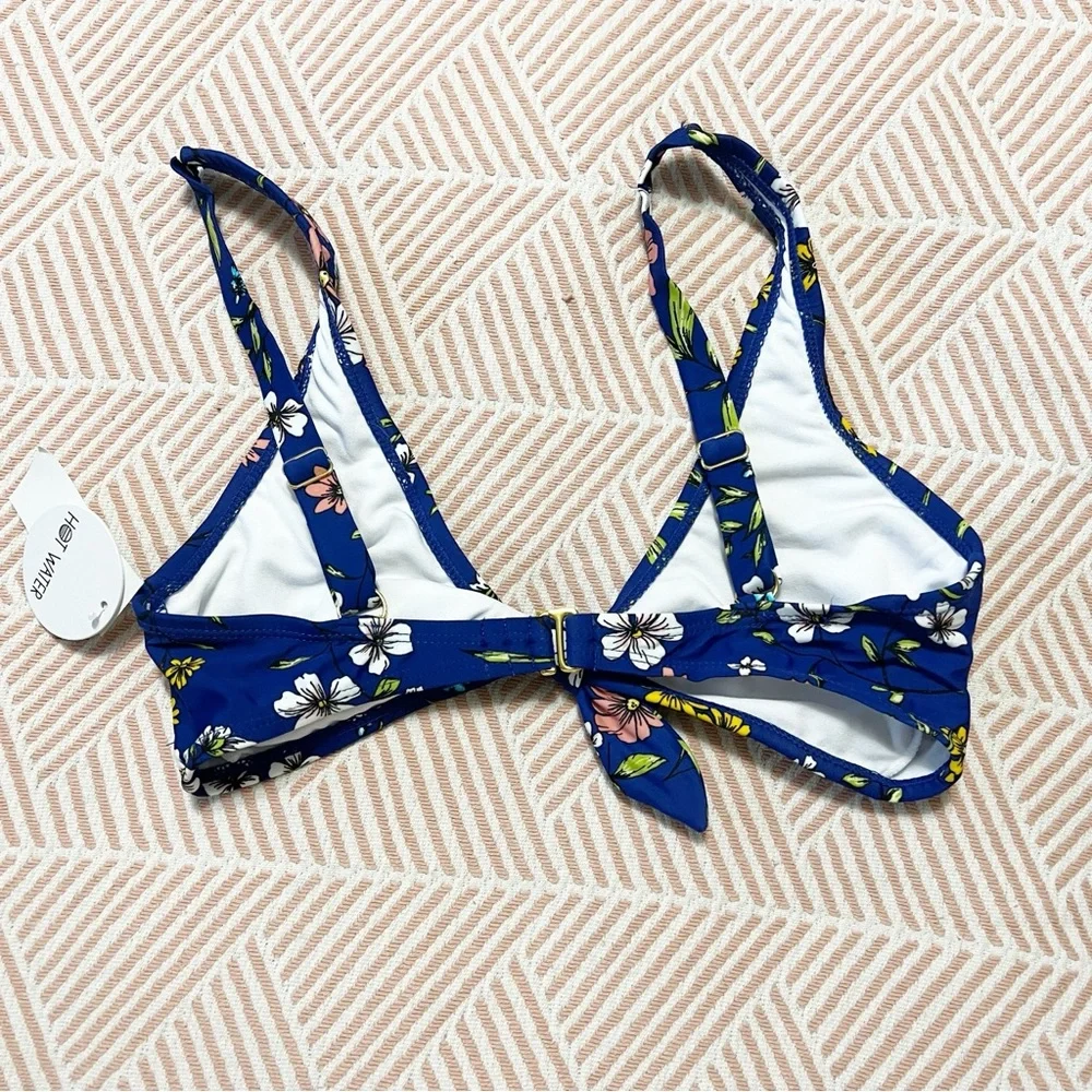 Hot Water Floral Bikini Top M NWT - Picture 2 of 4